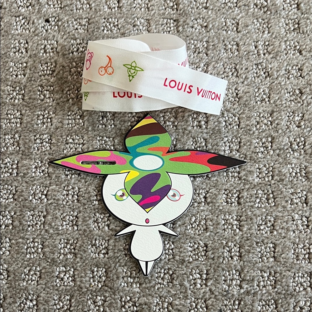 Louis Vuitton Murakami ribbon and tag